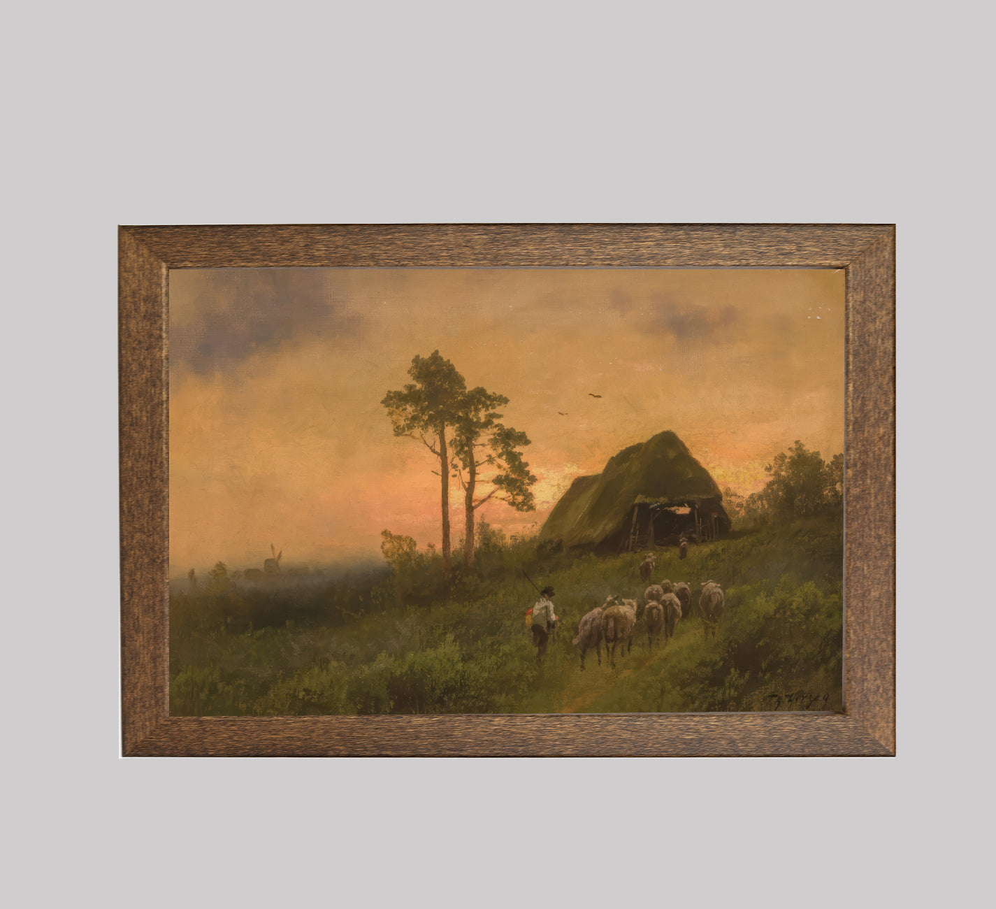 Dutch Landscape with Sheep