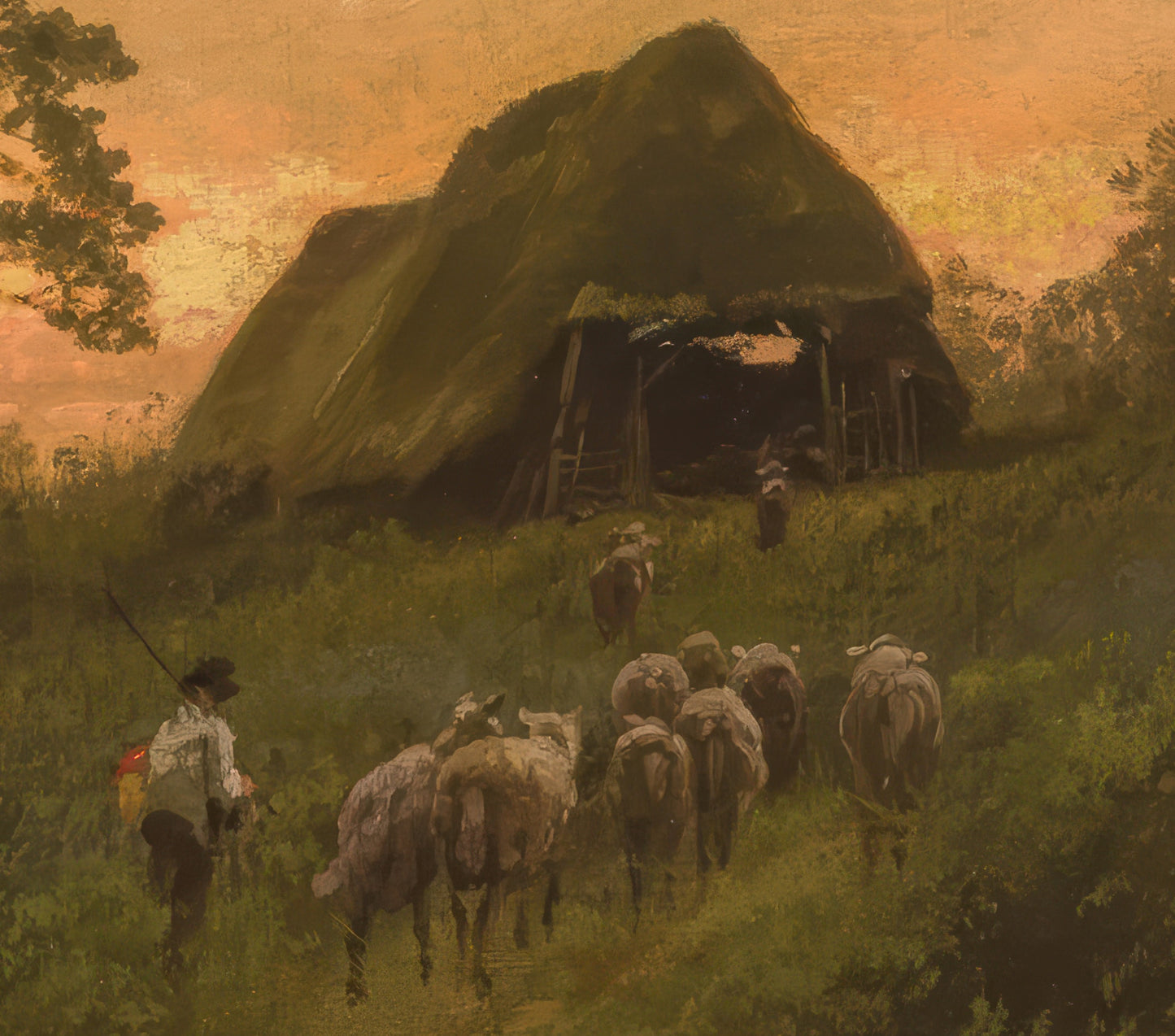 Dutch Landscape with Sheep