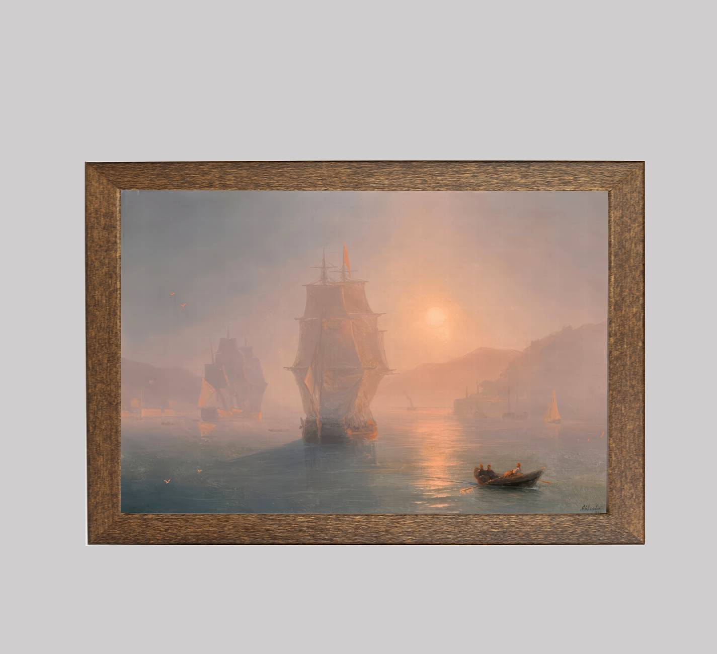 Ships on a Misty Morning