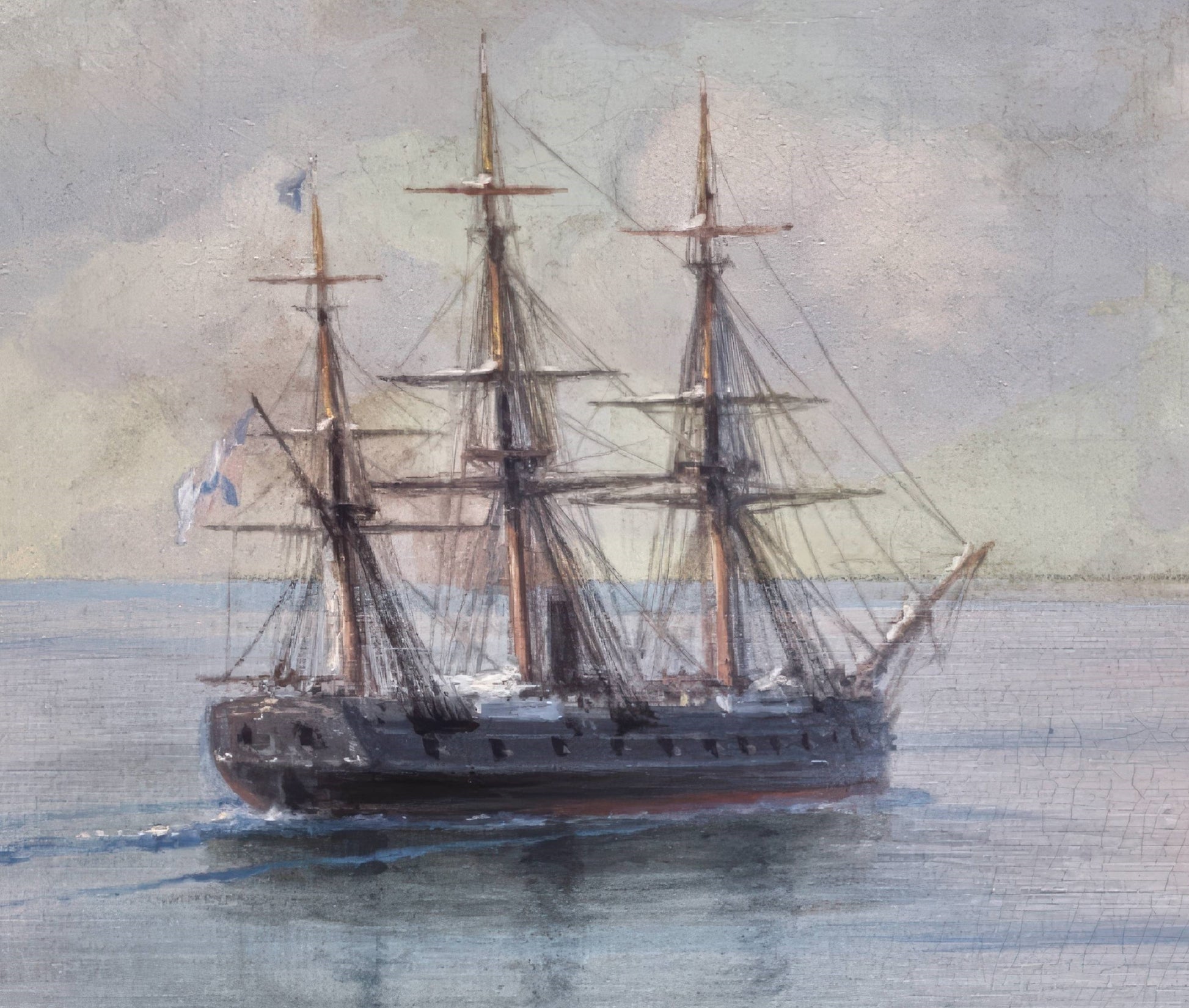 Ship off the Crimean Coast