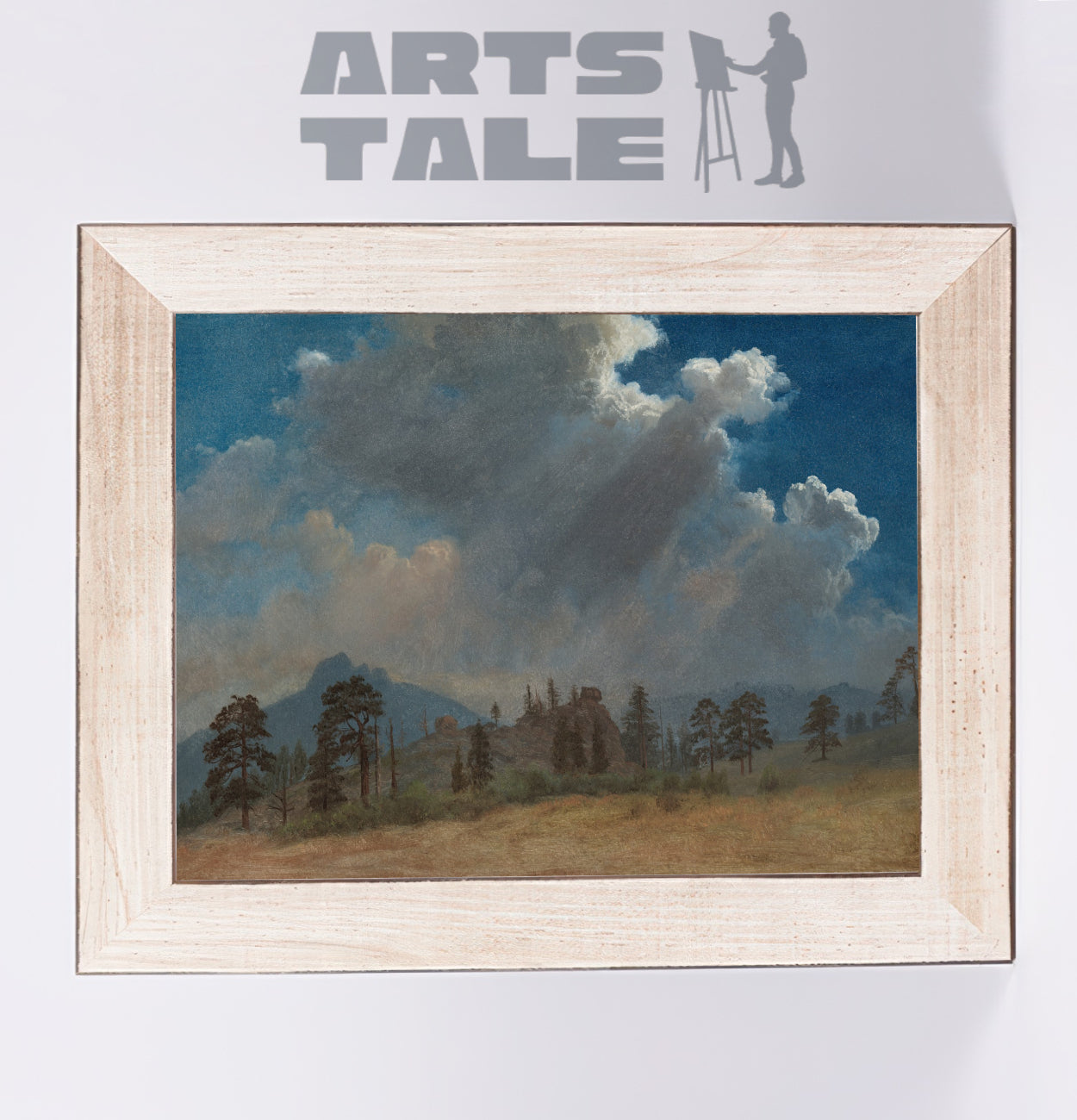 Fir Trees and Storm Clouds