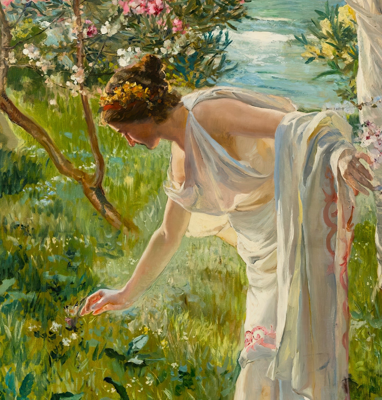 Greek Girls on the Shore