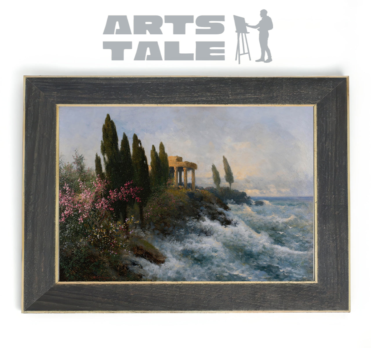 Mediterranean Landscape with Antique Temple