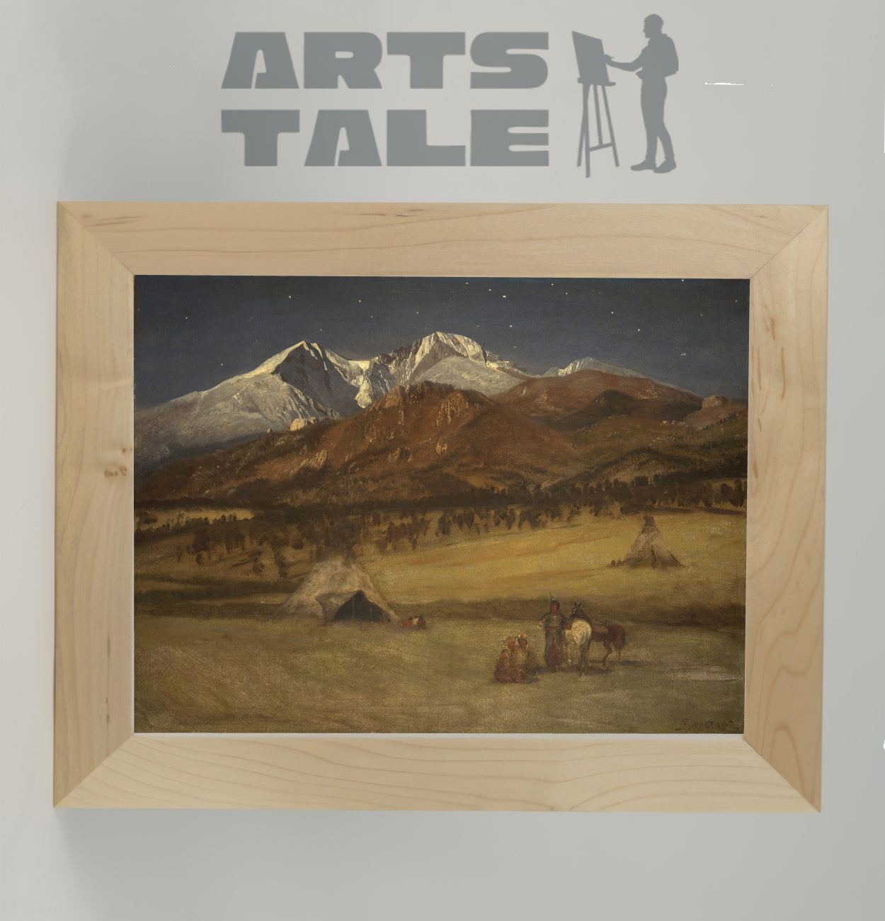 Indian Encampment, Evening