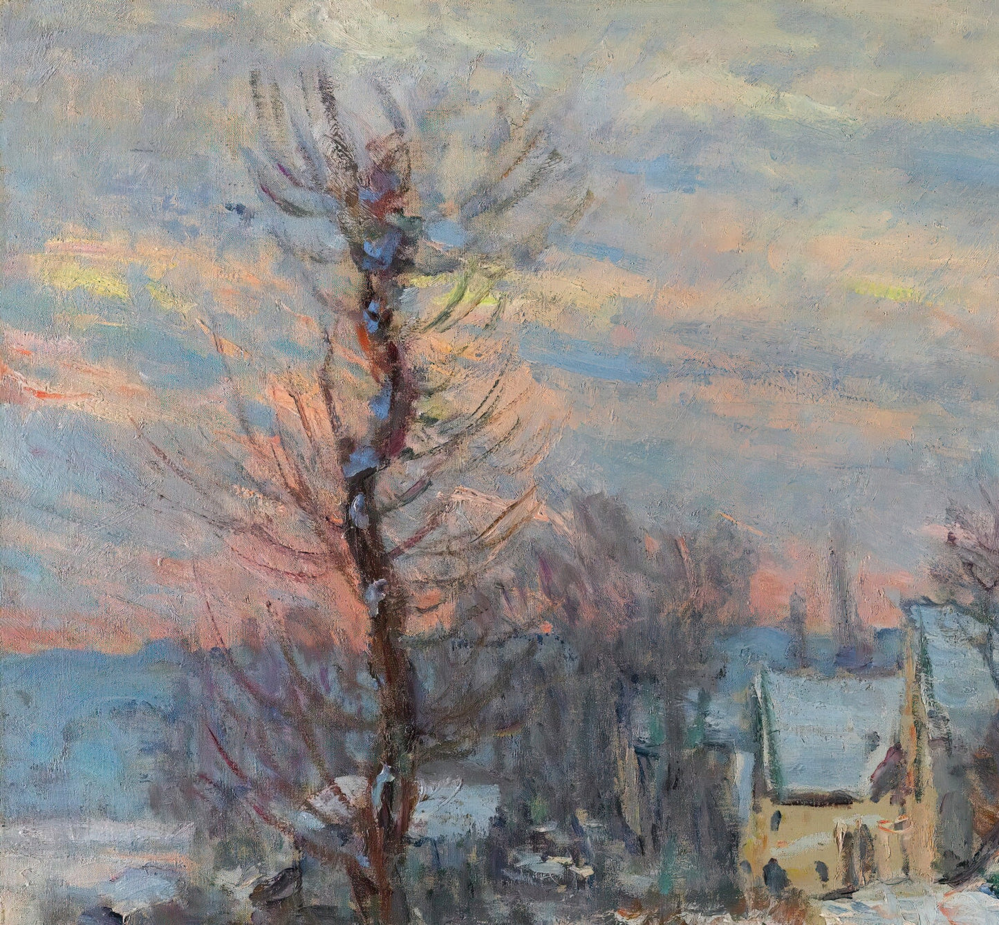 Entering Giverny in Winter