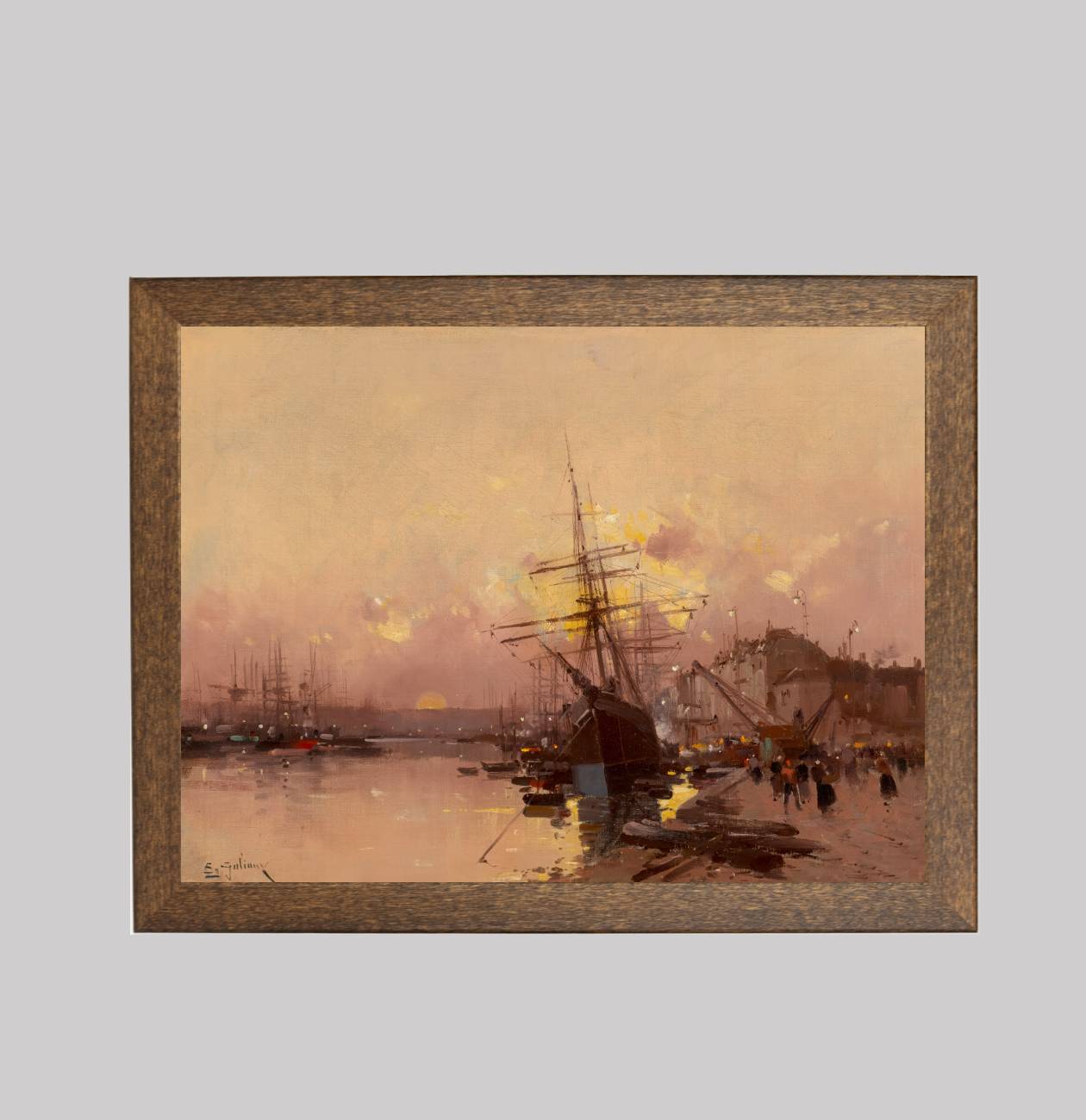 Breton Port at Twilight