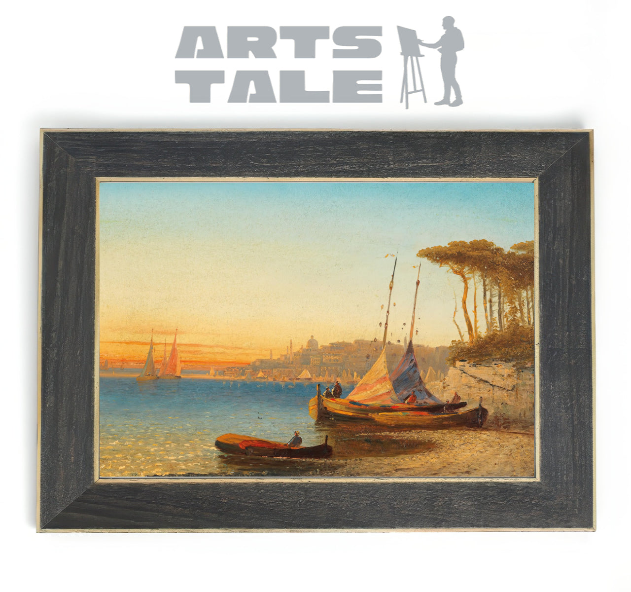 Motif of the Gulf of Ischia near Naples