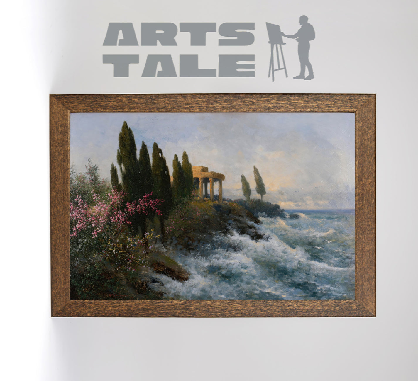 Mediterranean Landscape with Antique Temple