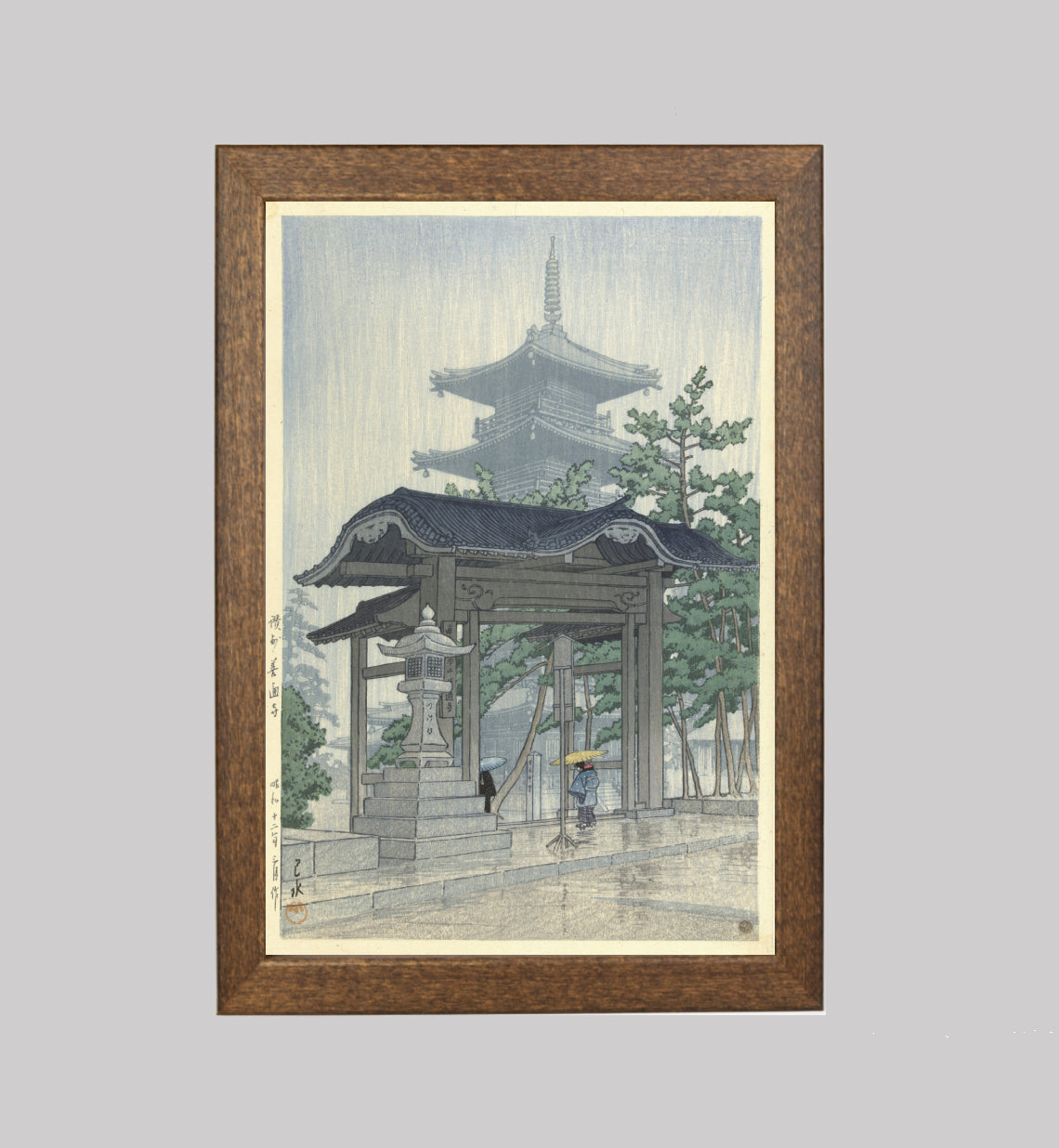 The Zensetsu Temple in Sanshu