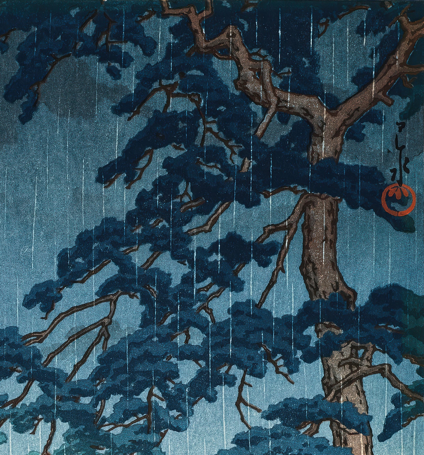 Spring Rain at Gokokuji Temple