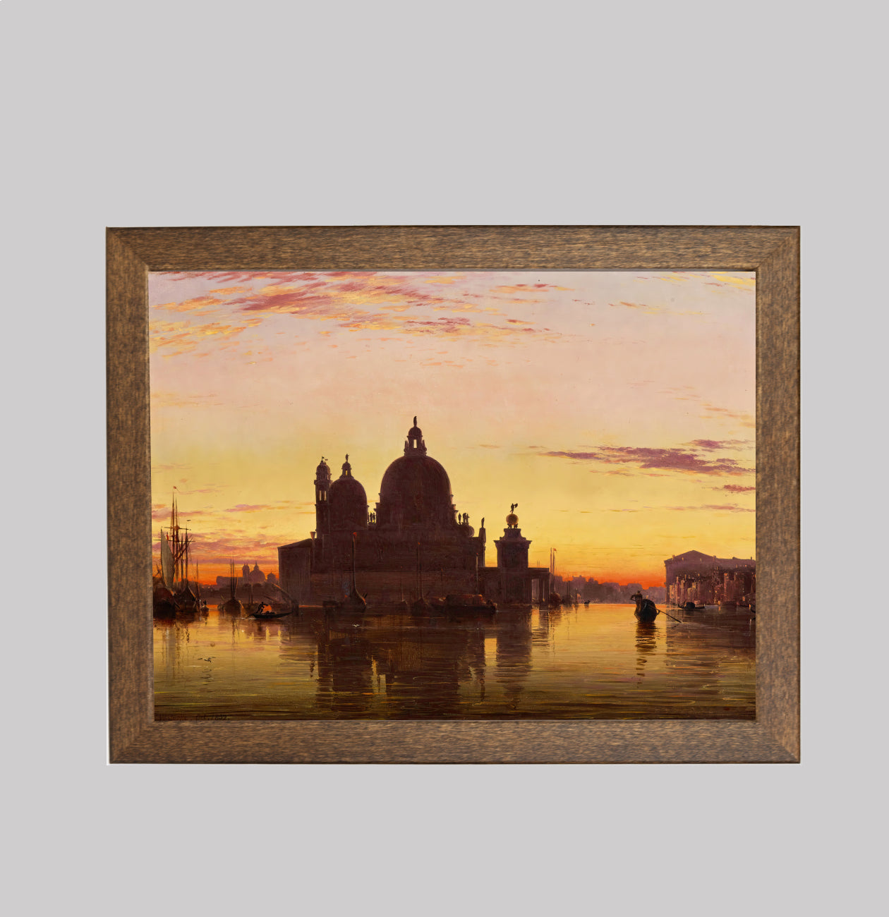 Venice, Santa Maria della Salute at Sunset