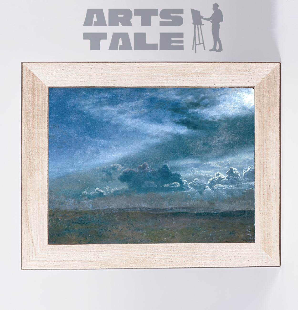 Landscape With Stormy Clouds