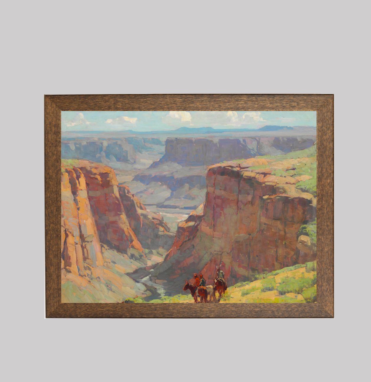 Riders Overlooking the Canyon