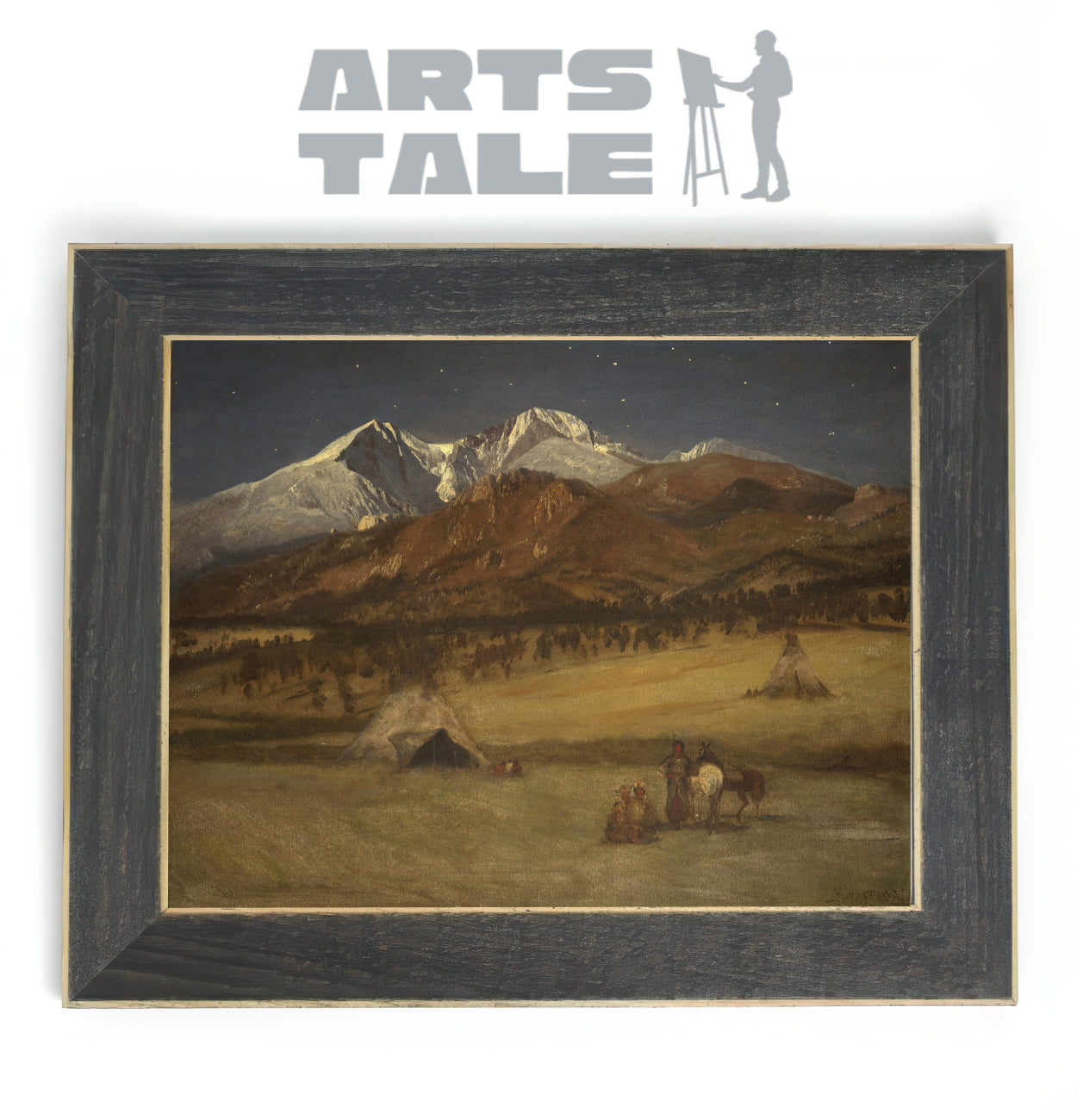 Indian Encampment, Evening