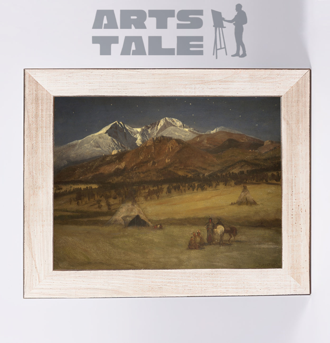 Indian Encampment, Evening