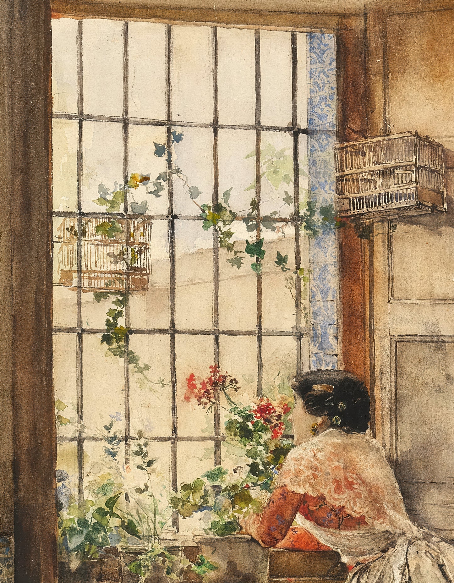 Valenciana at the Window