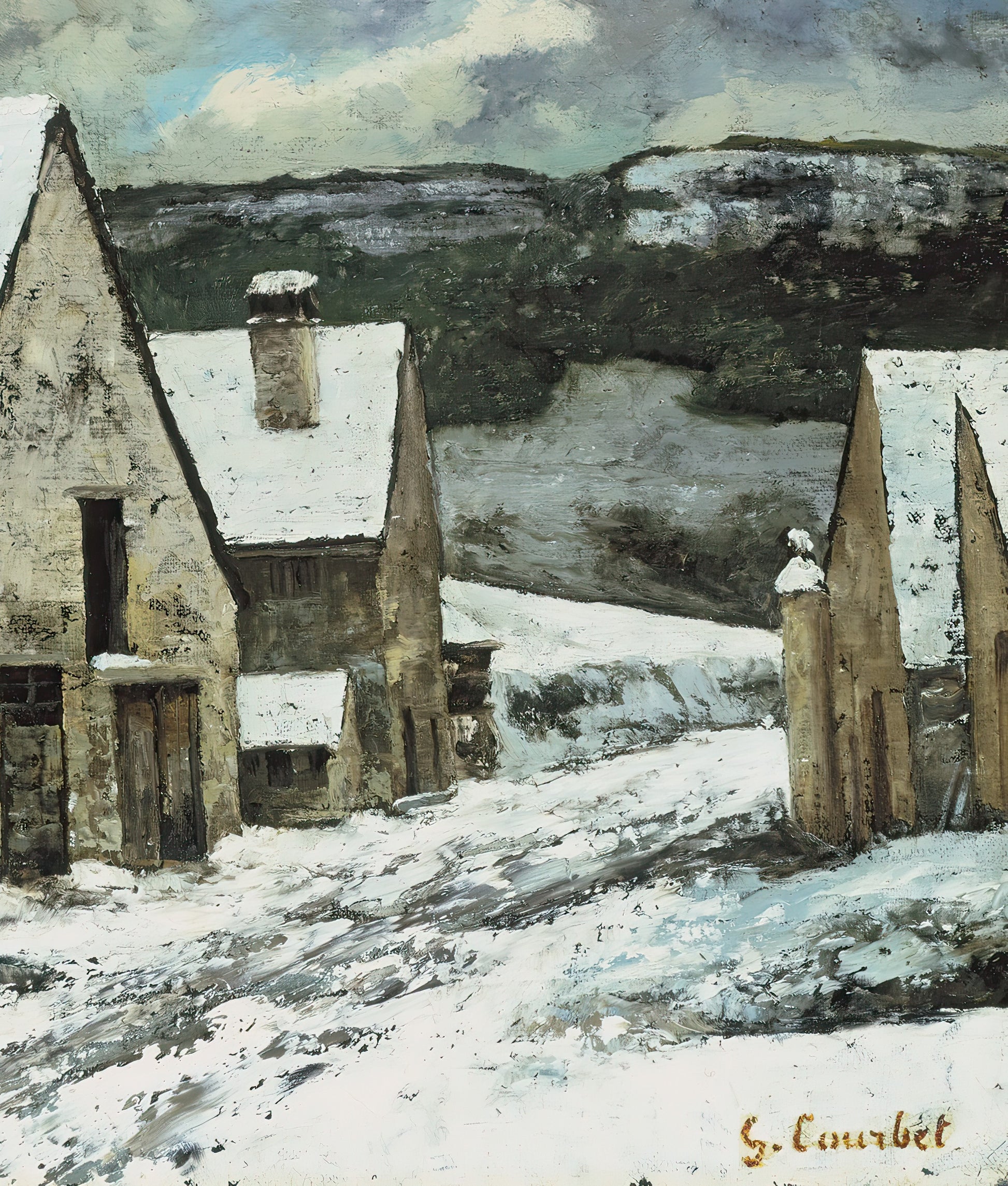 Village Edge in Winter