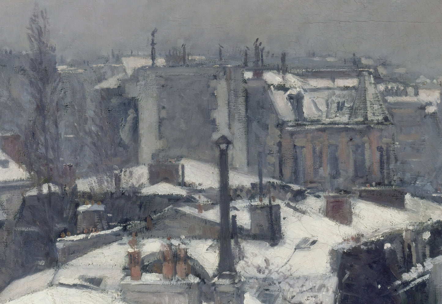 Rooftops in the Snow
