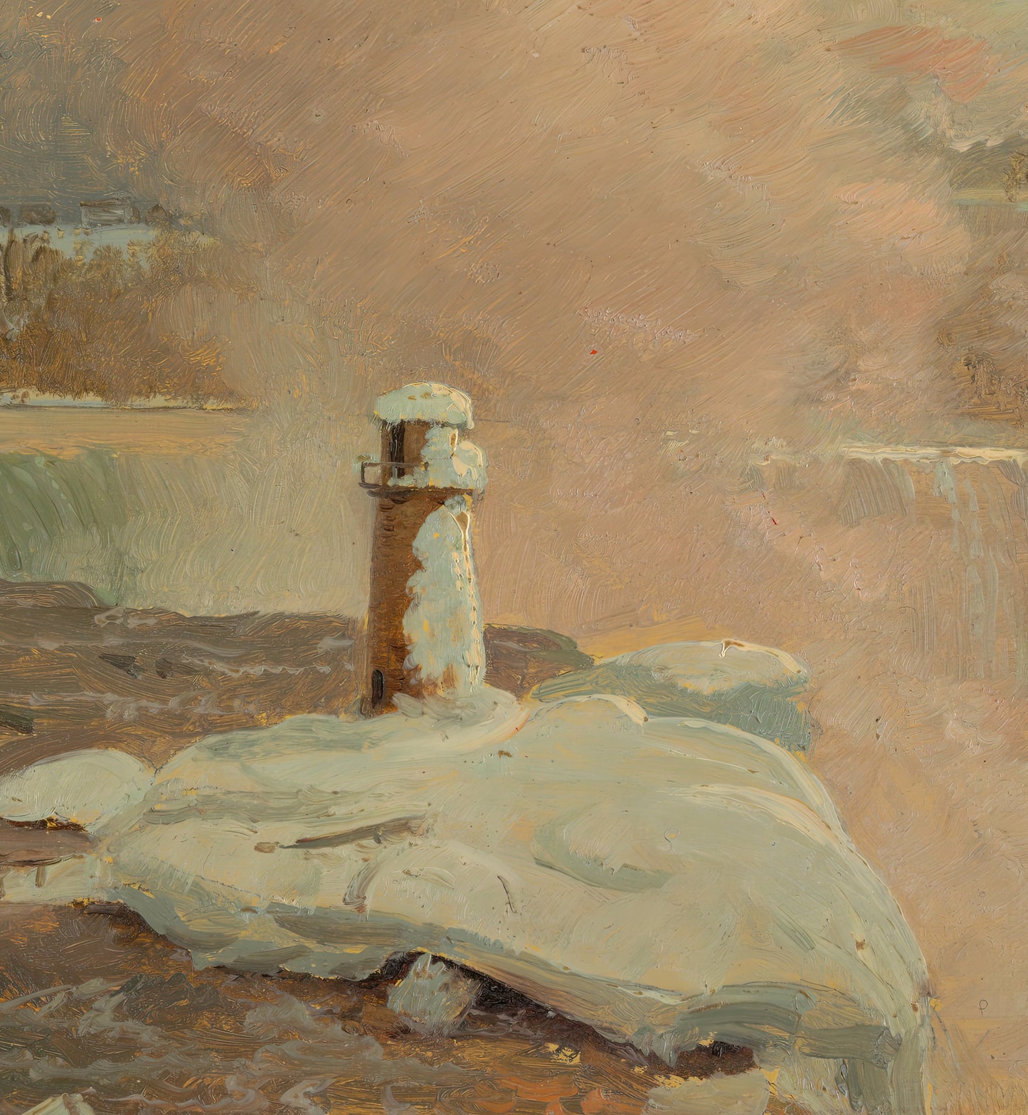 Niagara Falls in Snow