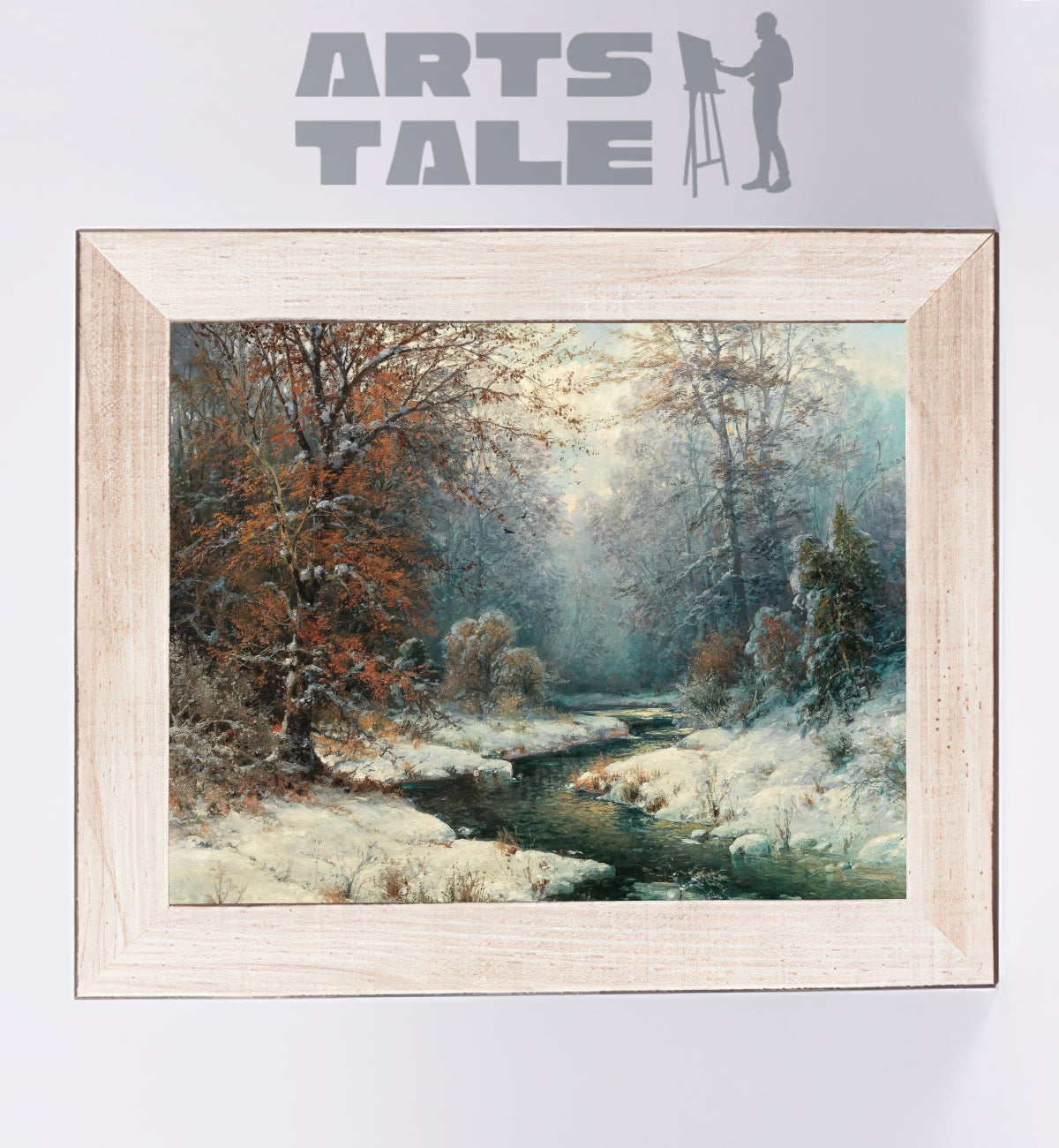 Winter River Landscape