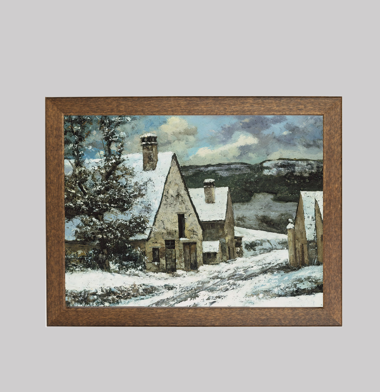 Village Edge in Winter