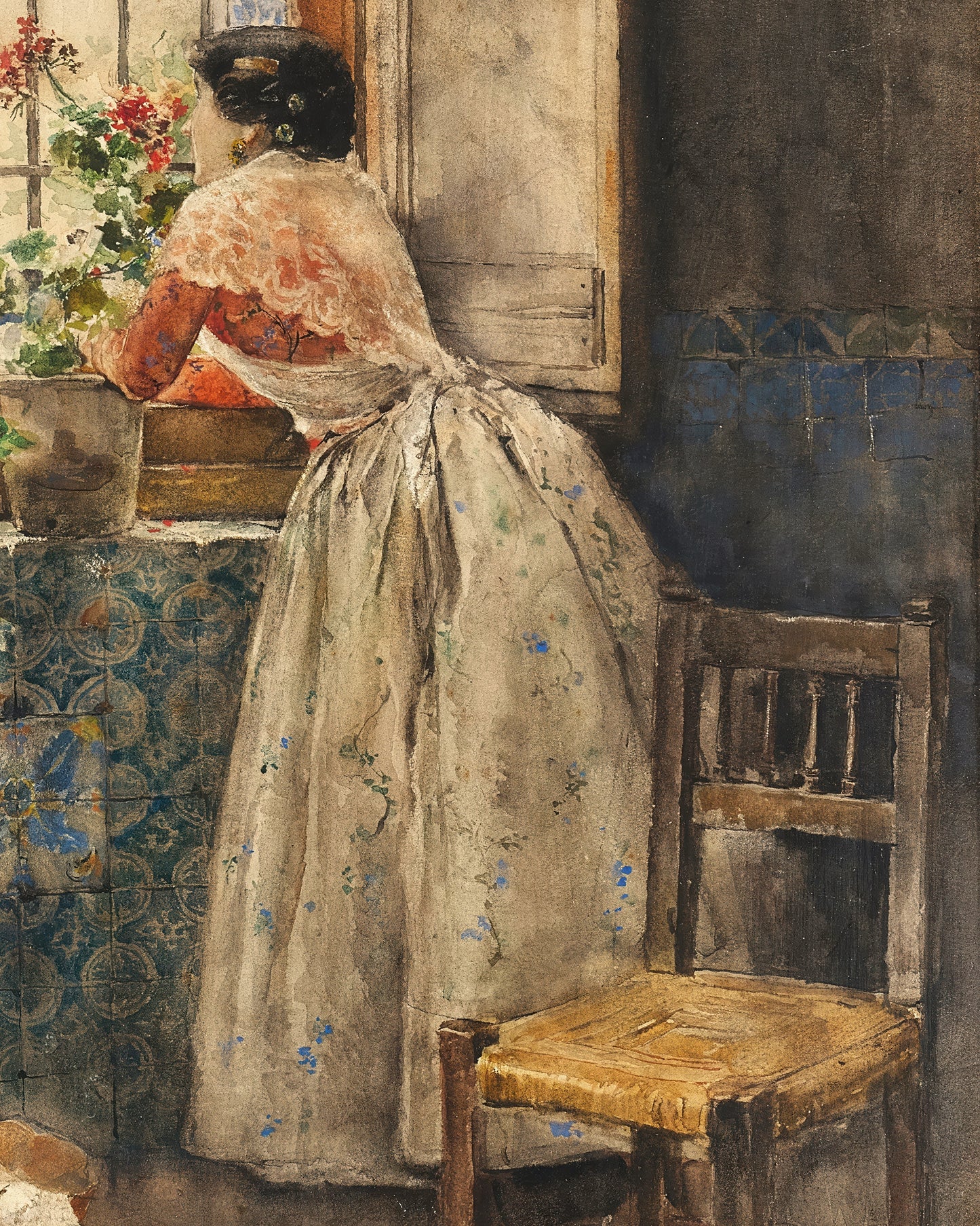 Valenciana at the Window