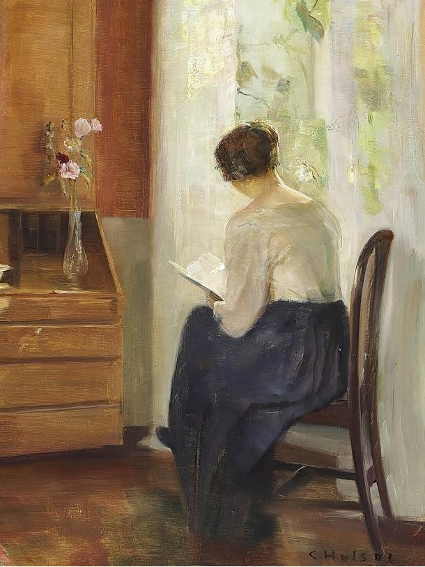Interior with a Woman Reading by the Window
