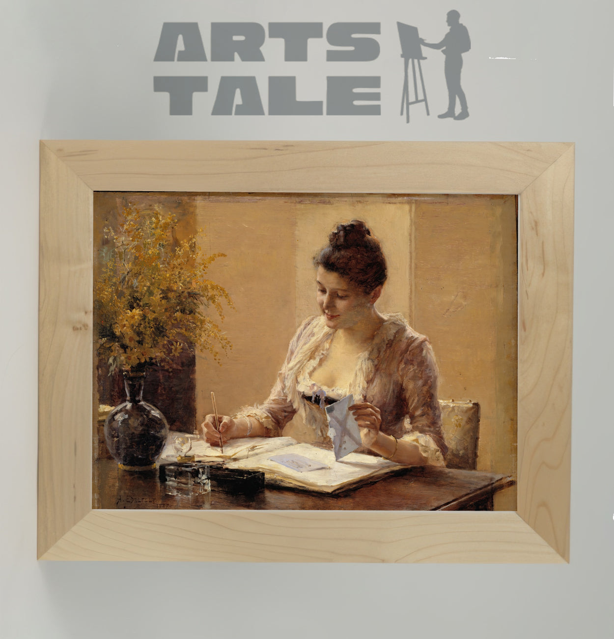 Lady writing a Letter