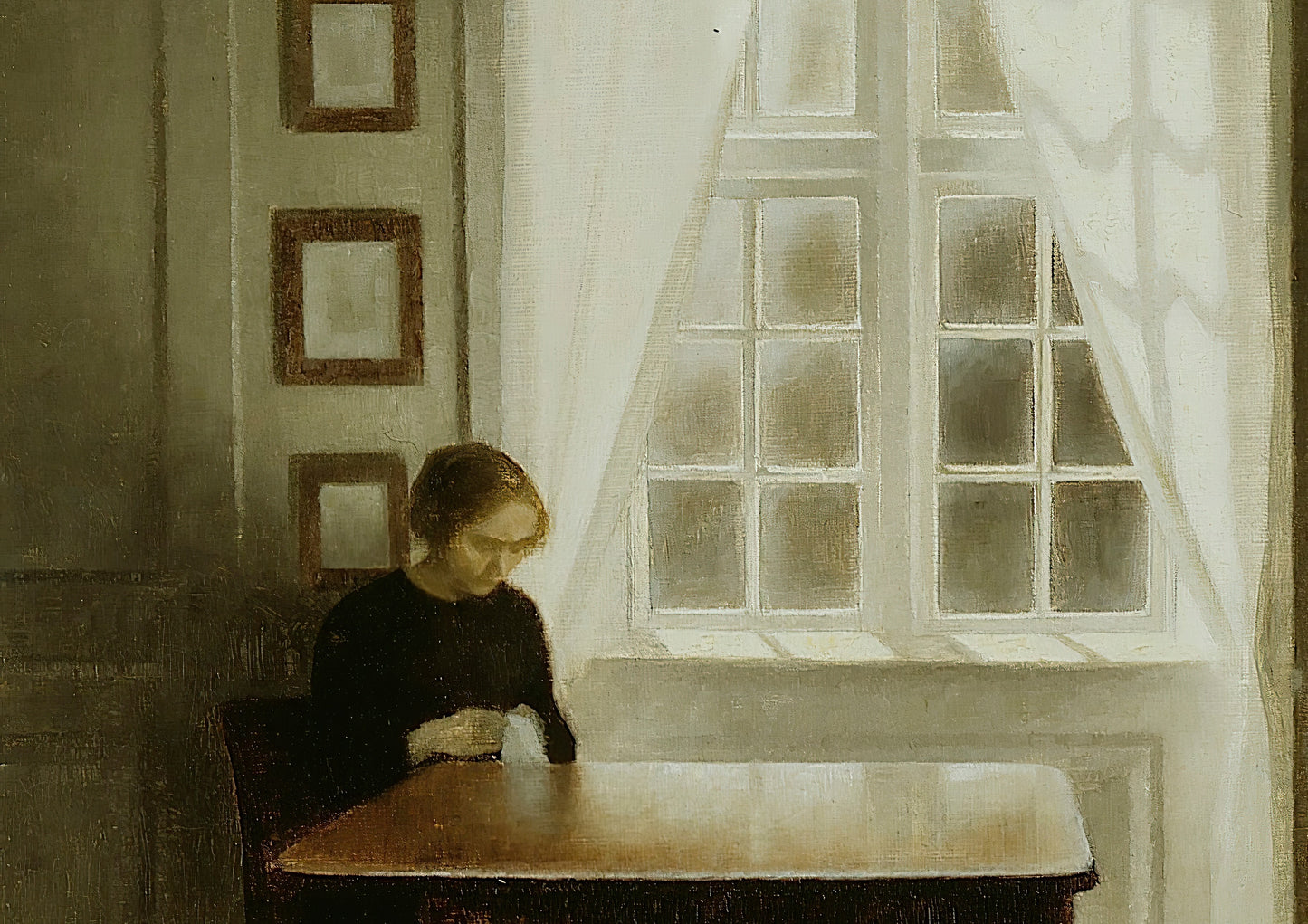 Interior With a Lady