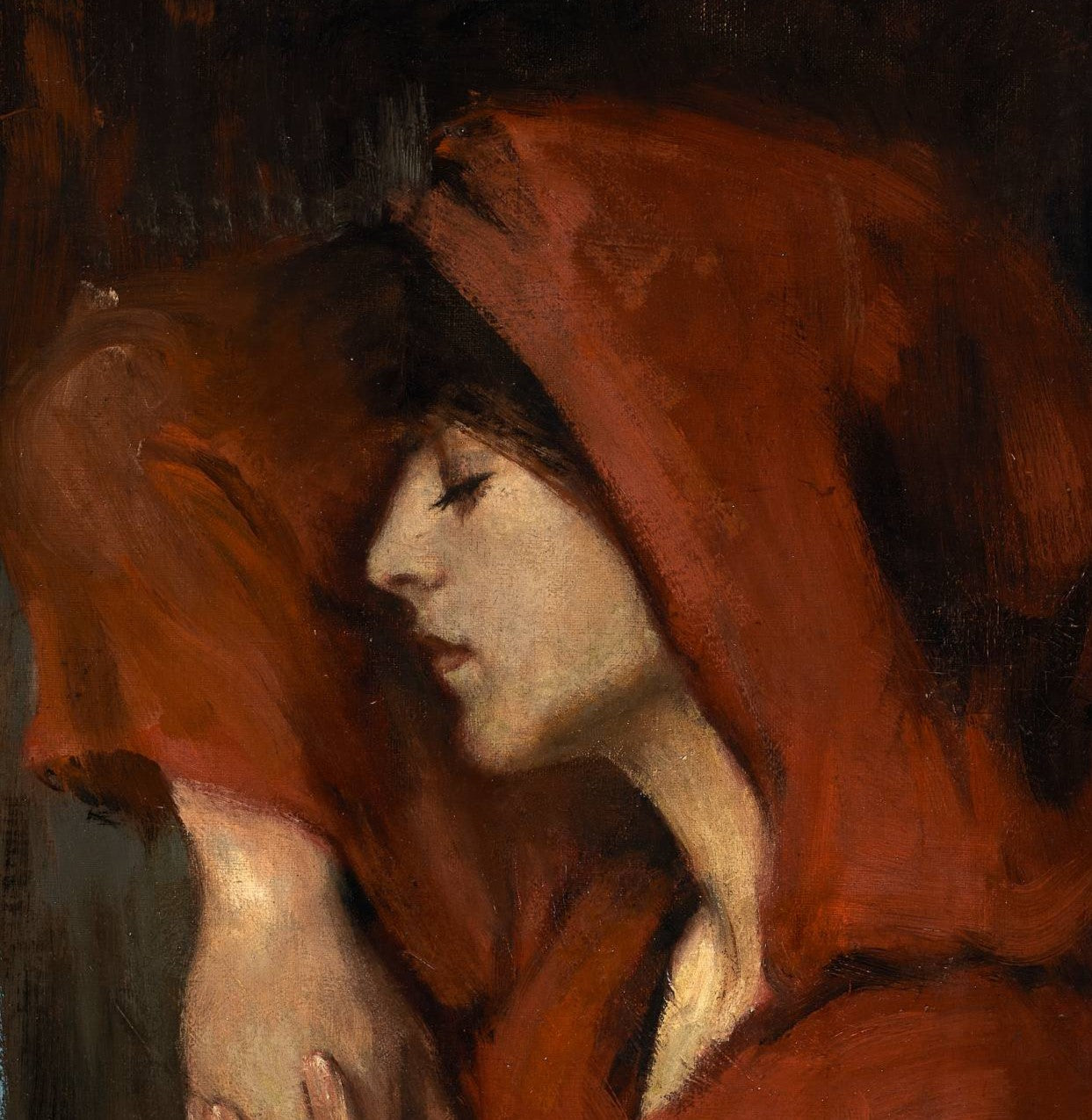 Woman with Red Hood