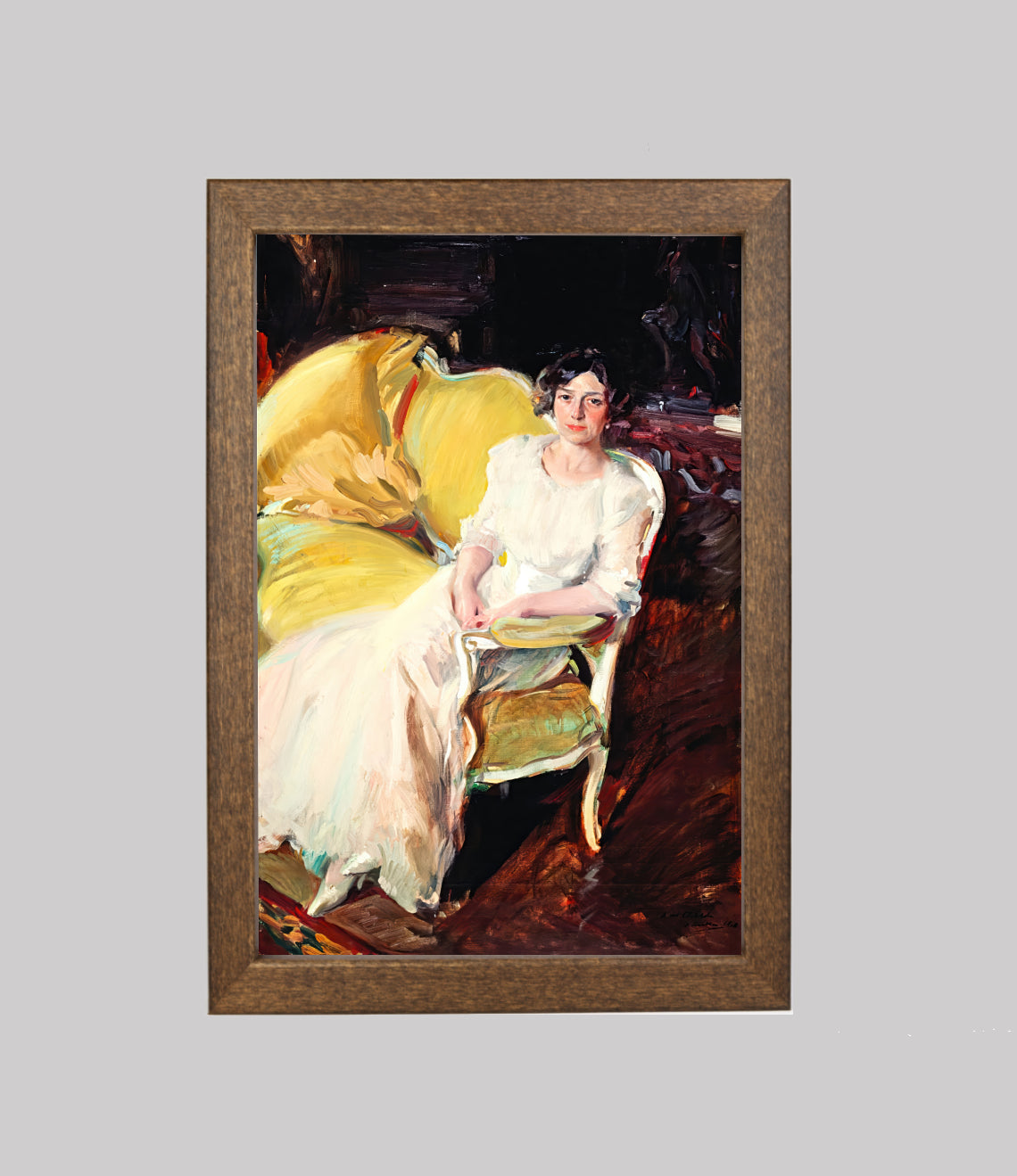 Woman Seated on the Sofa