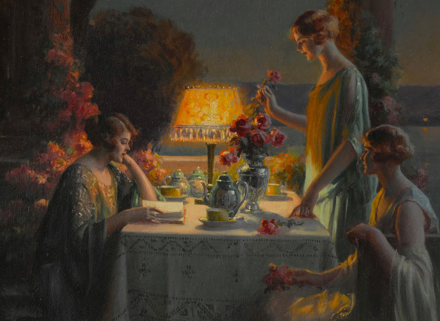 Young Women at the Lake